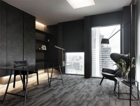 100平米简约风办公装修图欣赏