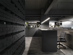 办公室简约装修效果图片2022欣赏