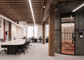 现代办公室简约装修效果图欣赏