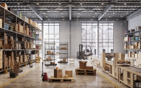 简约时尚风办公室装修效果图欣赏