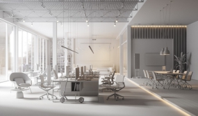 时尚创意风办公室装修图片大全