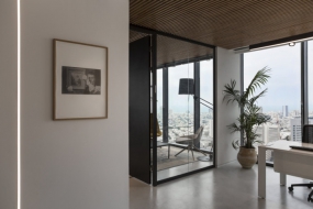 老板时尚风办公室装修效果图案例