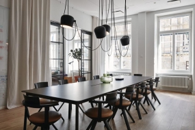 时尚中式风格办公室装修效果图片