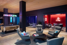 办公室暖色时尚装修风格图片