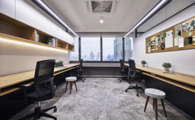 时尚办公室装修天花效果图大全欣赏