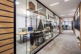 时尚复古风格办公室装修图片效果图