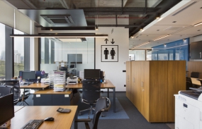 现代500平米小面积办公室设计