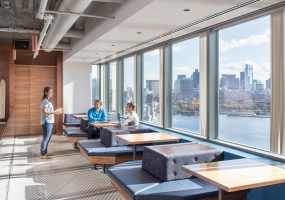 简洁时尚的办公楼装修效果图片