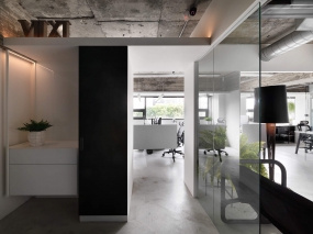 时尚办公室装修设计效果图