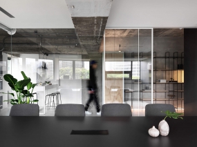 时尚小办公室设计效果图片