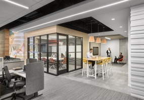 时尚办公前台设计效果图片欣赏