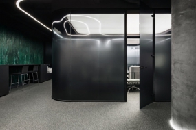 时尚震撼办公前厅设计图片