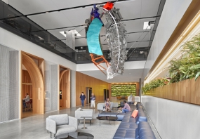 中式工业风办公室设计效果图