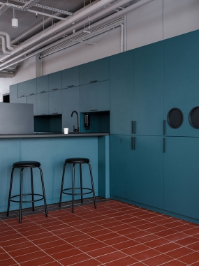 办公楼工业风装修效果图片