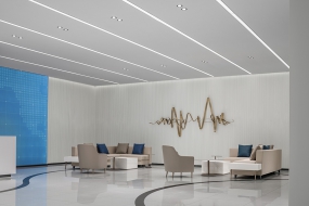 工业风办公室装修吊顶图片