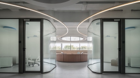 金融办公形象墙设计图片