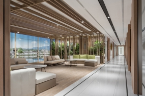 新中式风格办公装修实景图片