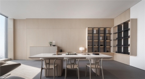 办公室装修黑白简约图片