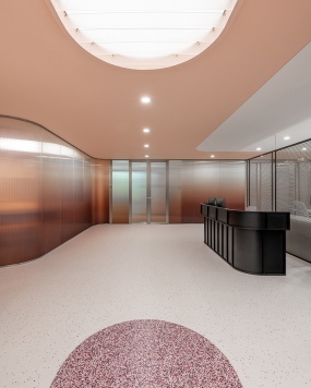 扇形办公室装修效果图片