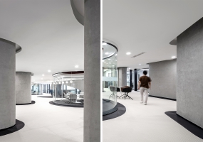 复式办公室平面布局设计图