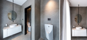 温暖舒适的办公室设计图