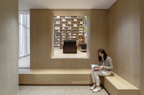 科技公司复层办公室设计图