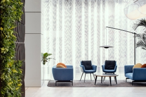 中式风格办公空间设计图