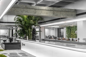 弧形设计办公室装修图