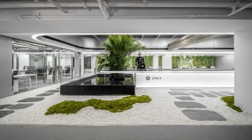 极简办公设计效果图