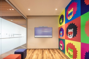 1200平米办公室中式装修效果图