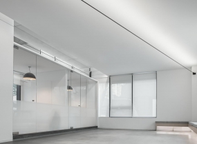 中式复古灰色调办公室装修图片