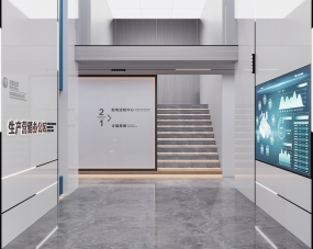 600平方复式装修办公室图