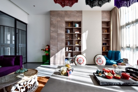 轻奢现代风格办公室装修效果图