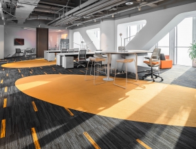 新中式传媒公司办公室装修图片