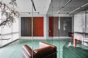 宜家风办公室装修风格图