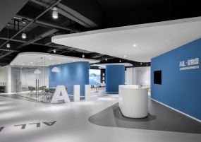 简洁干净办公室装修效果图