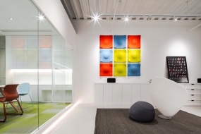 办公楼挑高大厅装修效果图