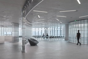 服装公司办公楼大堂装修效果图