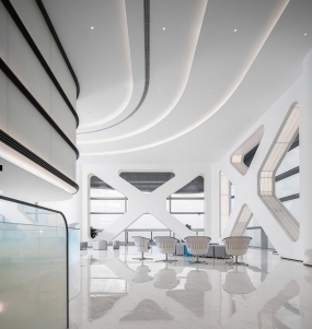 办公室木吊顶装修效果图大全