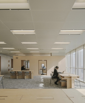 开放式豪华办公室装修效果图大全