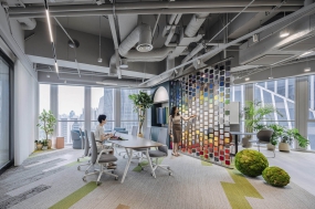 上海外贸公司办公室装修效果图