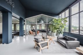 大型办公室装饰装修风格图