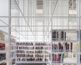 高级灰办公室装修效果图