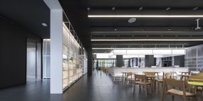 日系办公室装修风格图