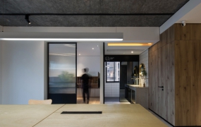 新中式装修办公室饮茶室效果图