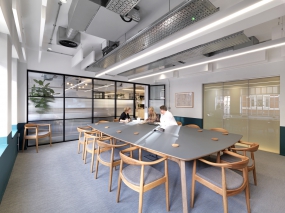 1600平中式办公室装修效果图