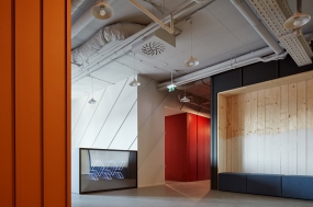 治愈系办公室装修实景图