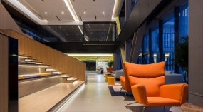 医疗器械公司办公区域装修图