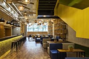 仿古风老板办公室装修效果图