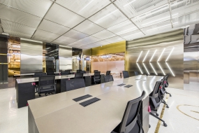 130平老总办公室装修图